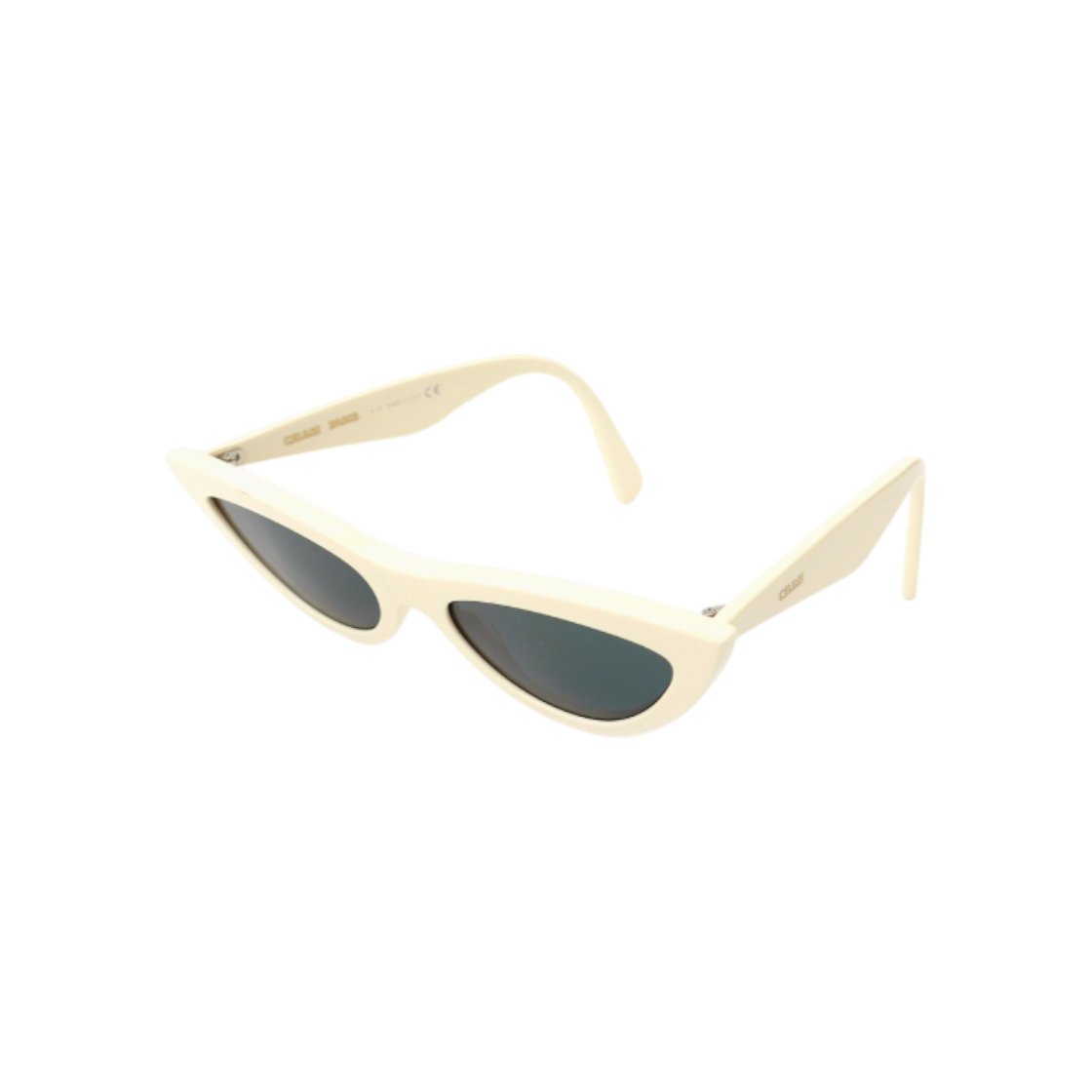 ITAENIHCSDRU Celine White Cat Eye Sunglasses