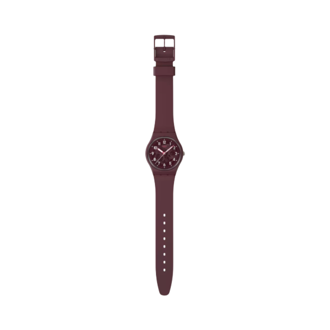 스와치 스루 더 크라운 글래스 34mm 쿼츠 레드(Swatch Thru The Crown Glass 34mm Quartz Red) - 2