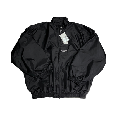 언더마이카 무.24 안티 Fxxking 로고 플레이 크롭 집업 자켓 블랙(Undermycar Mu.24 Anti Fxxking Logo Play Crop Zip-up Jacket Black)