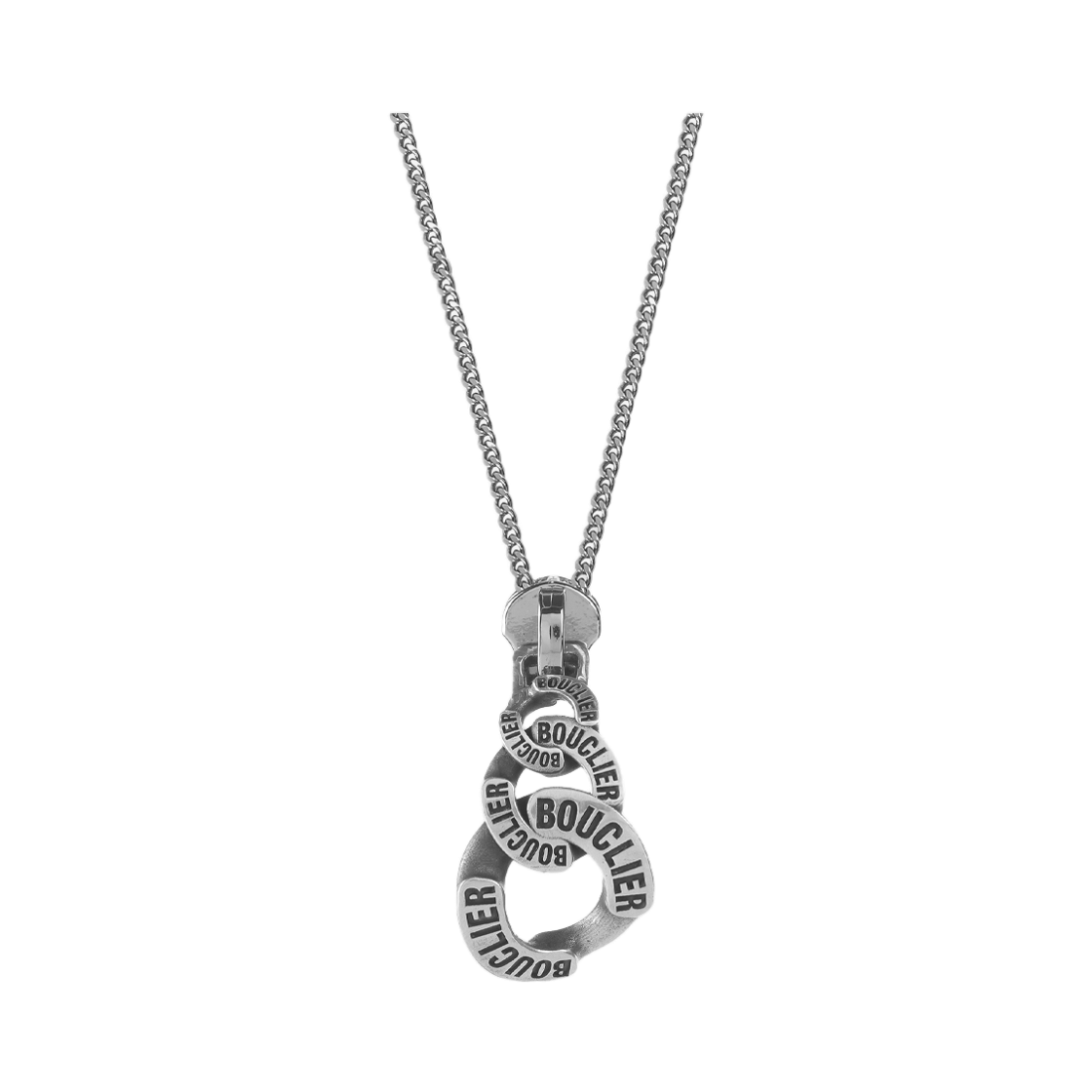 부클리어 루프 집 넥클리스(Bouclier Loop Zip Necklace)