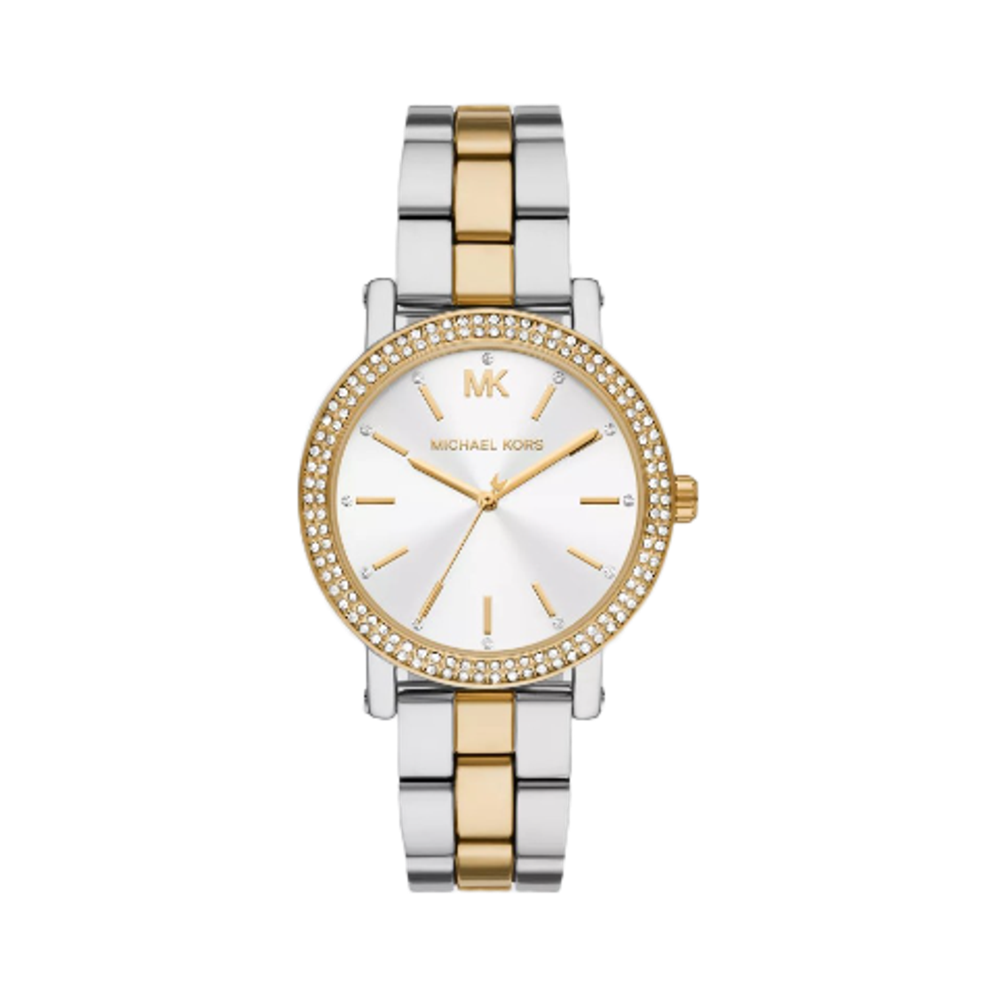 MK7550 (W) Michael Kors Corey Quartz 38mm Stainless Steel White