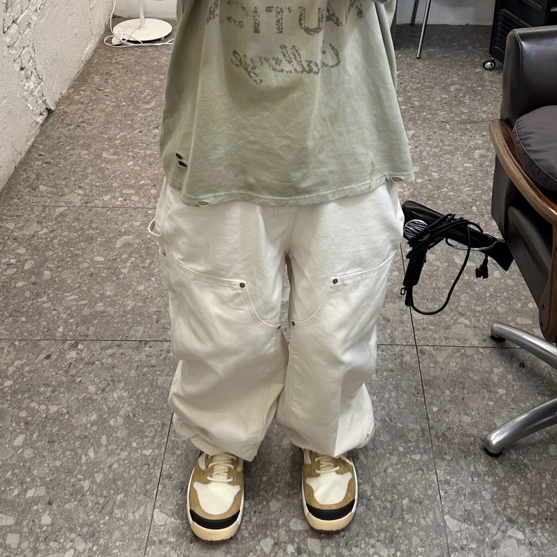Nike x Tom Sachs Mars Yard Shoe 3.0 Space Camp, Undermycar x Nautica Damaged Hood Zip Up Beige - 25SS 착용 스타일 - 3