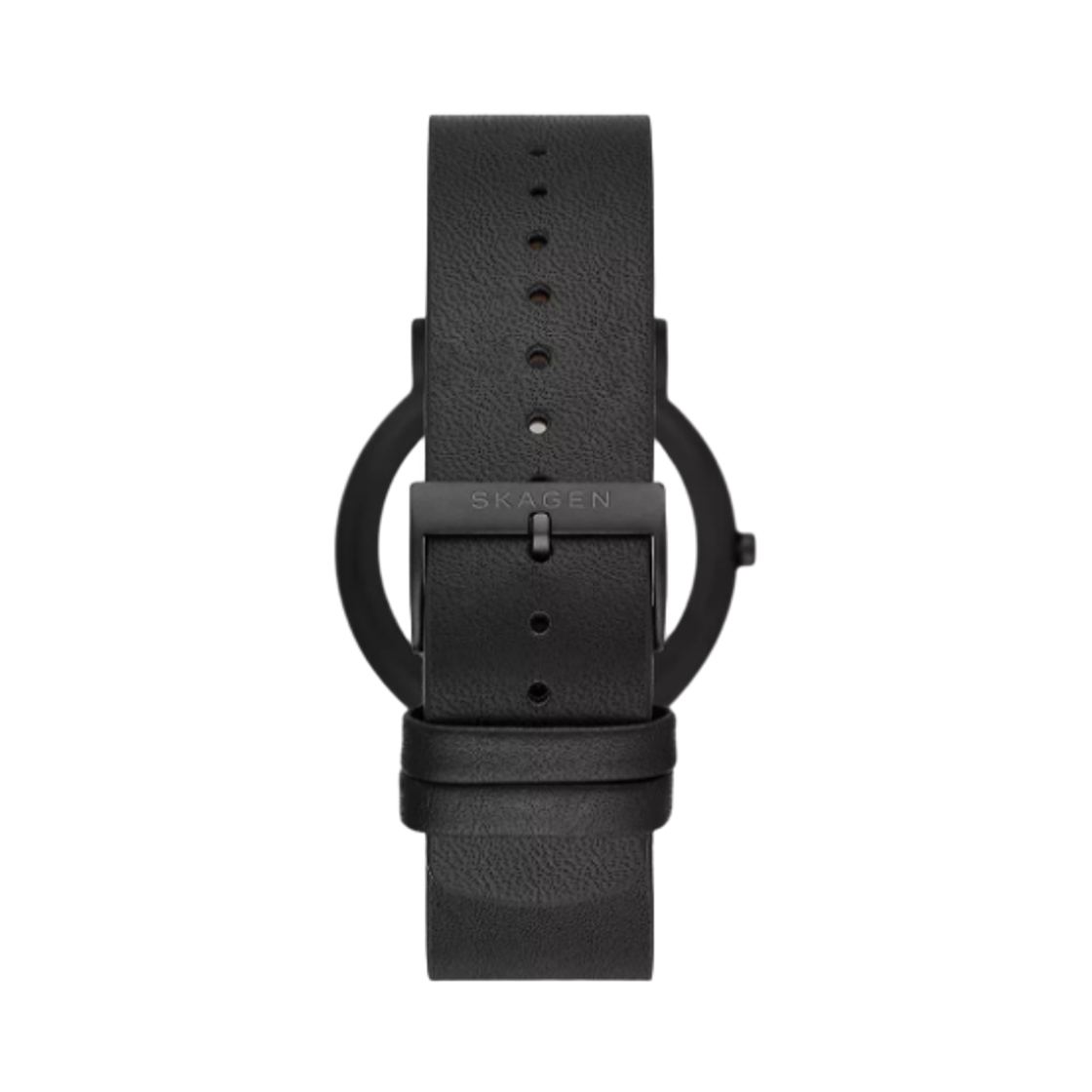 스카겐 시그니쳐 쿼츠 쓰리핸드 40mm 레더 블랙(Skagen Signature Quartz Three-Hand 40mm Leather Black) - 2