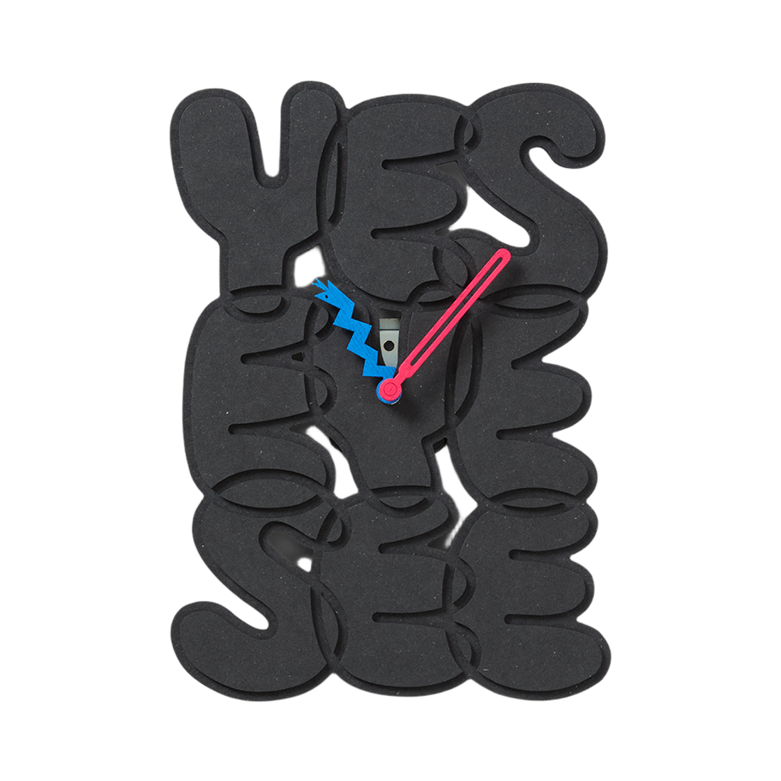YS253XOTHD01BLK YESEYESEE C-Logo Clock Black