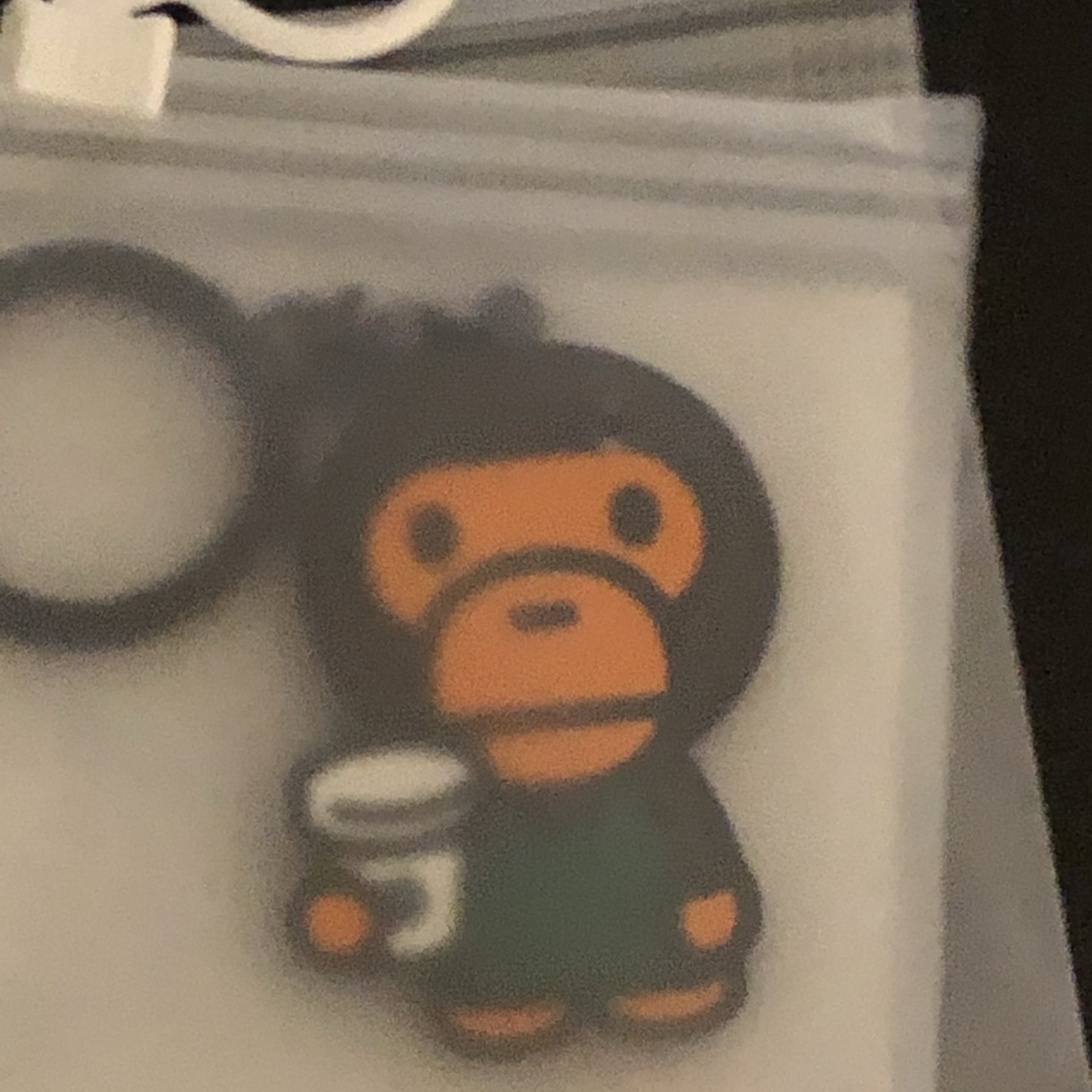 Starbucks x BAPE Baby Milo Keychain, Starbucks x BAPE Baby Milo Keychain 착용 스타일 - 2