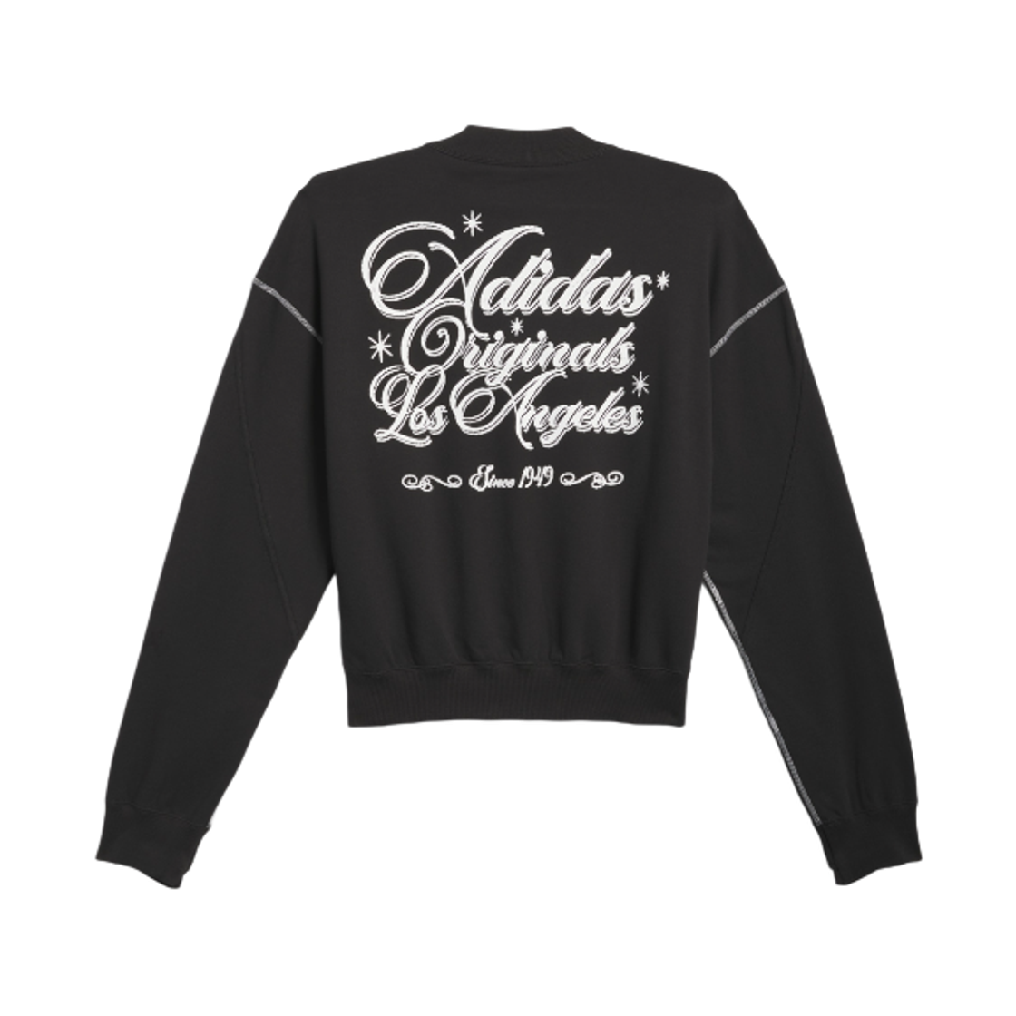 아디다스 산타 모니카 크루넥 블랙 - KR 사이즈(Adidas Santa Monica Crewneck Black - KR Sizing) - 2