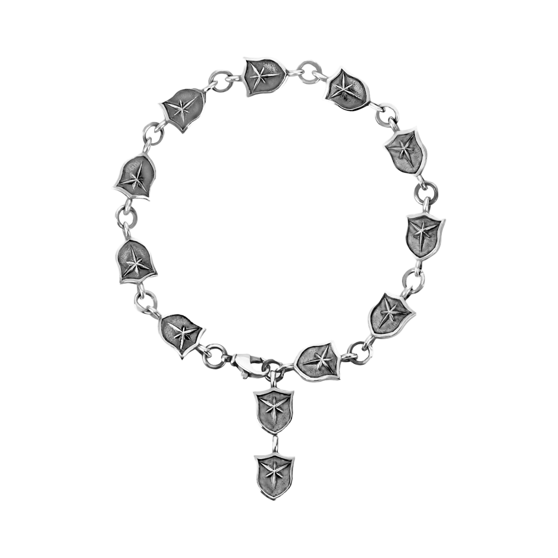 부클리어 모던 에스큐 체인 브레이슬릿 파트 2(Bouclier Modern Sq Chain Bracelet Part 02)