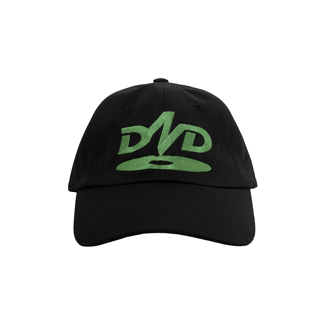 더스트앤데이터 DND 비디오 로고 베이스볼 캡 블랙(Dust and Data DND Video Logo Baseball Cap Black)