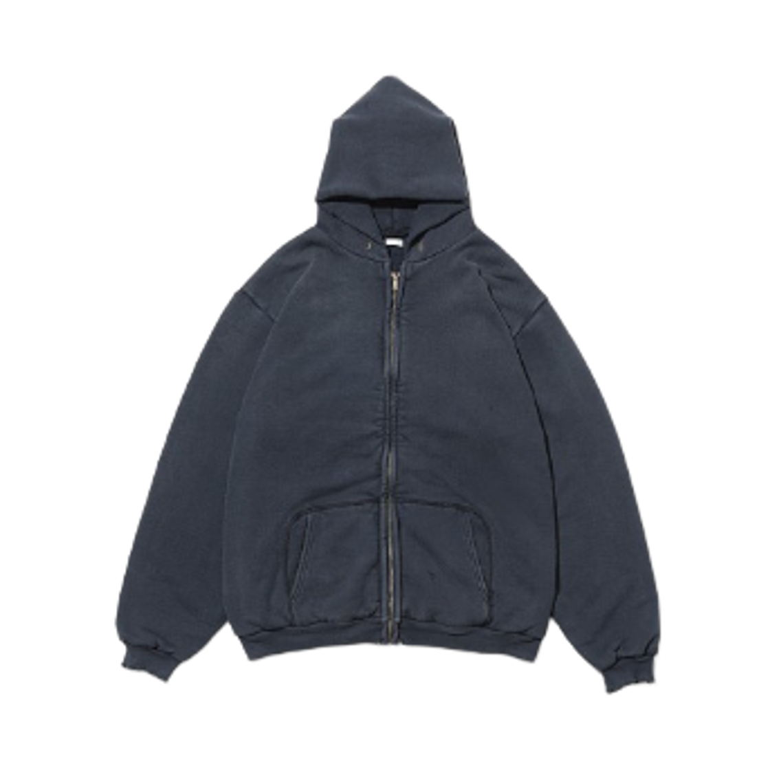 아프레쎄 빈티지 집 스웨트 후드 네이비 - 25FW(A.Presse Vintage Zip Sweat Hoodie Navy - 25FW)