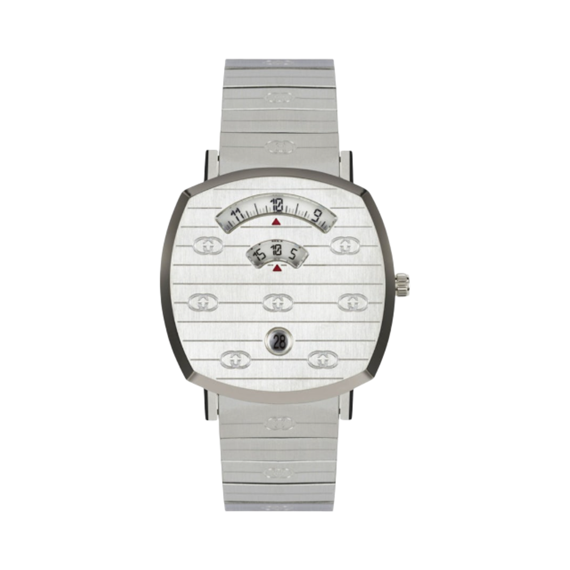 YA157410 Gucci Grip Quartz 38mm White