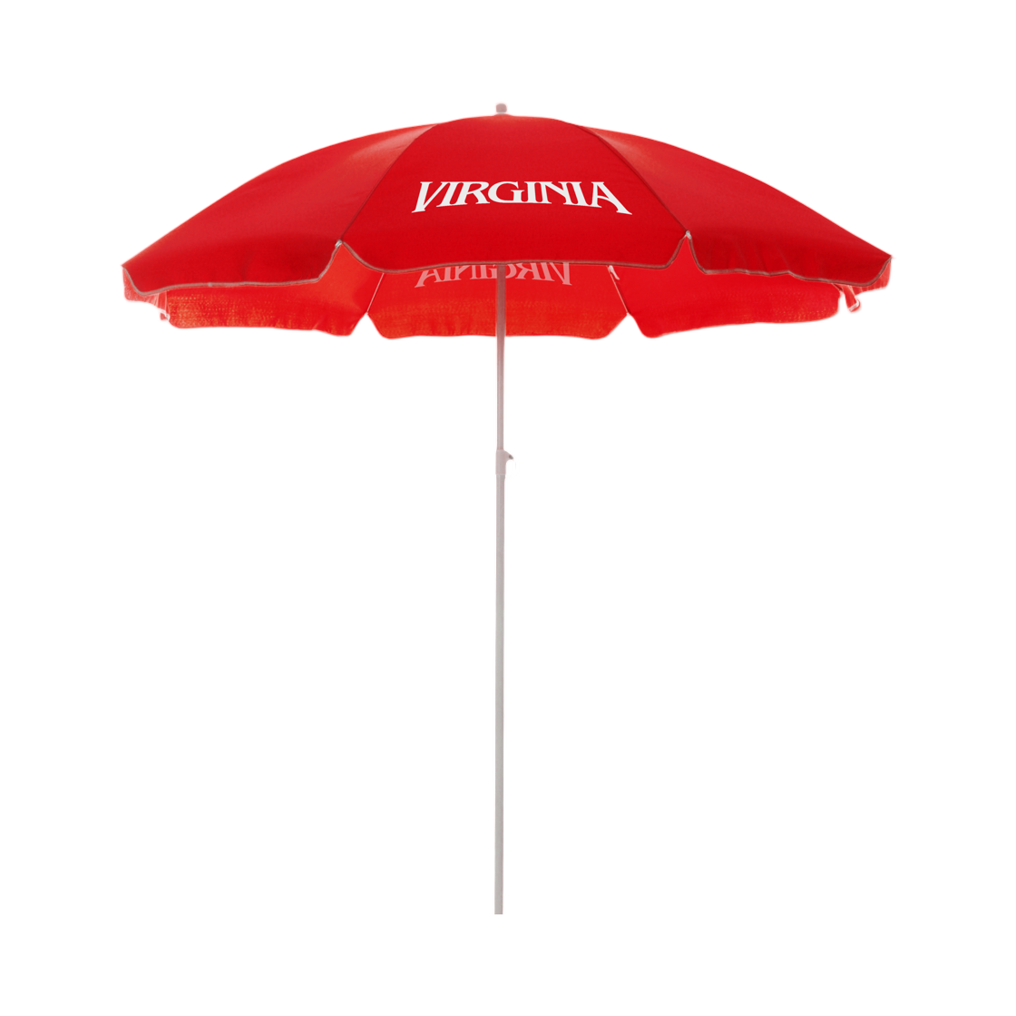 버지니아 로고 비치 엄브렐라 레드(Virginia Logo Beach Umbrella Red) - 1