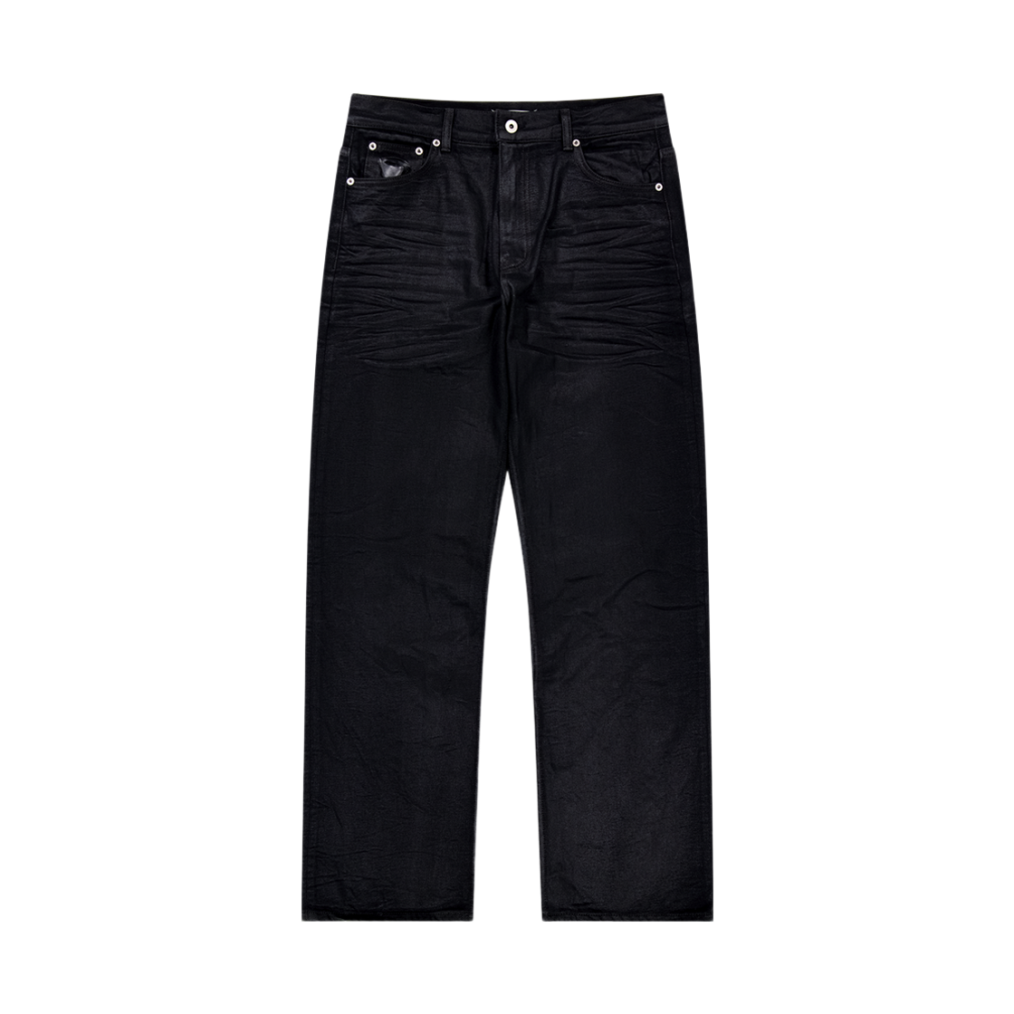 산산기어 X 오아시스 코티드 팬츠 블랙(Sansan Gear x Oasis Coated Pants Black)