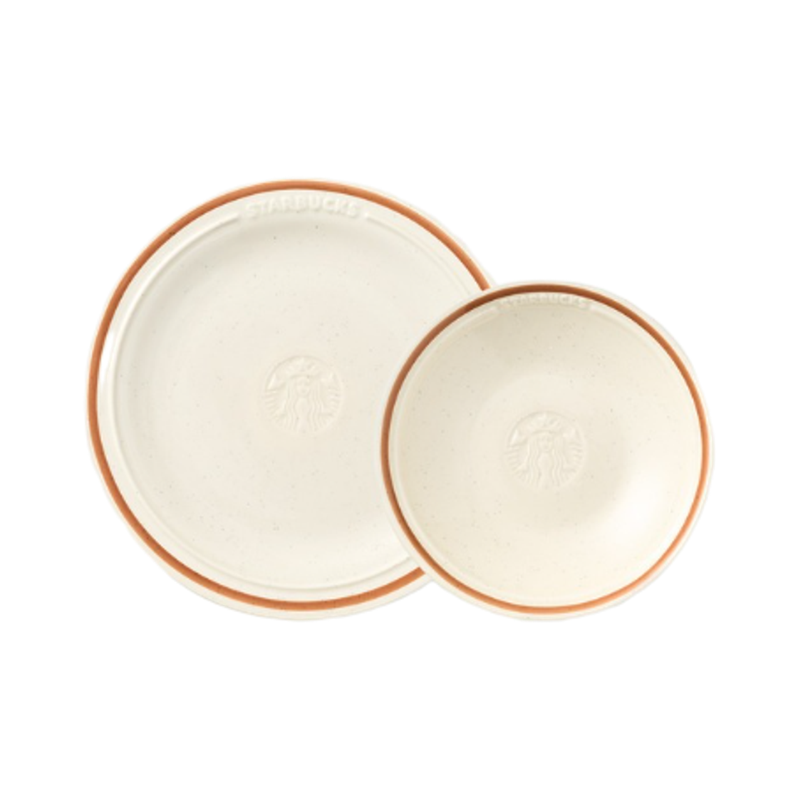 스타벅스 스태카 플레이트 세트 (2개 세트)(Starbucks Stacka Plate Set (Set of 2)) - 1