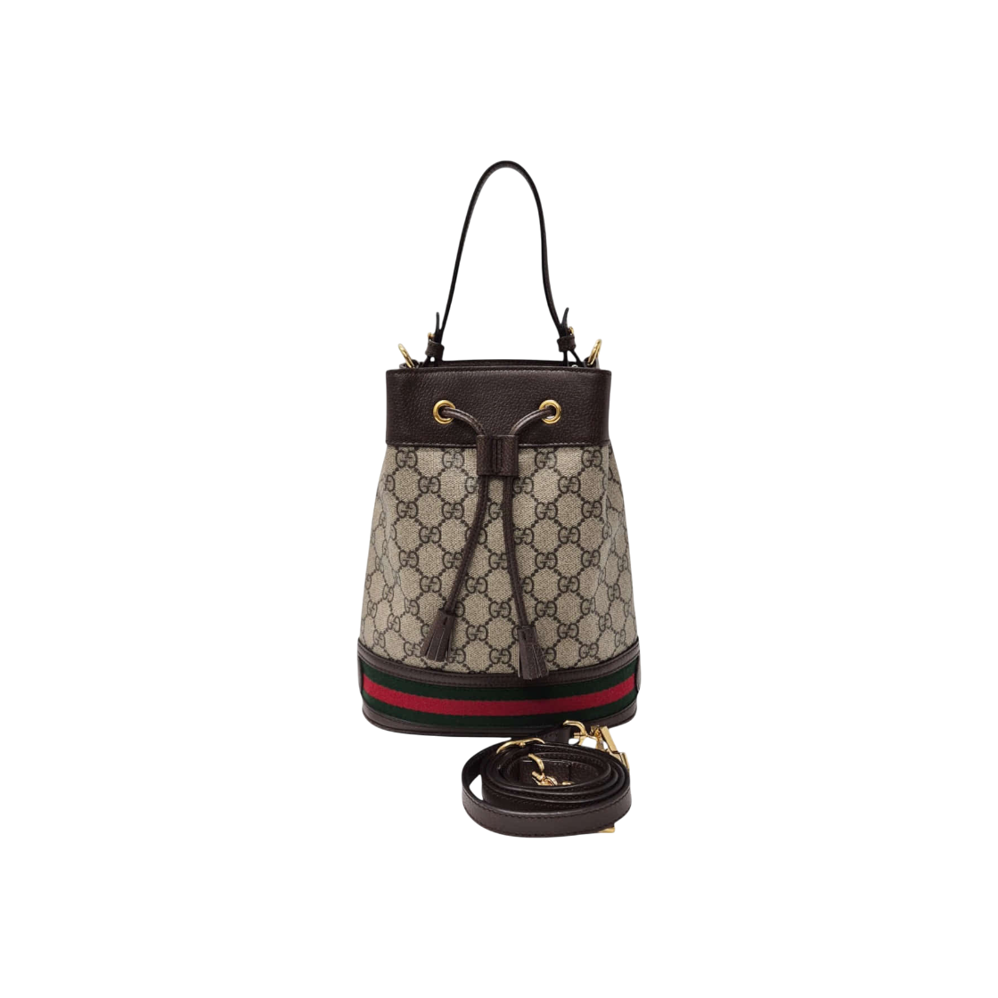 IT8S5C9GW3BR Gucci Ophidia Small Bucket Tote Bag with Strap