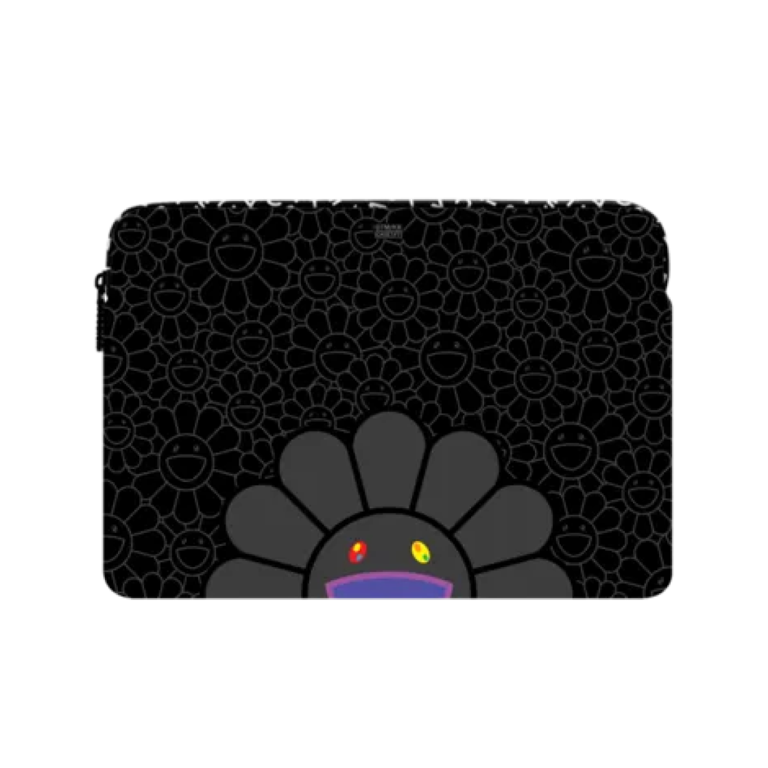케이스티파이 x 무라카미 타카시 스마일 블랙 임팩트 맥북 슬리브 멀티컬러(Casetify x Murakami Takashi Smile Black Impact MacBook Sleeve Multicolor)