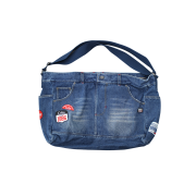 SPORT CHAMBER x Coca-Cola Denim Cross Bag Blue