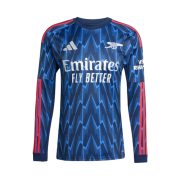 Adidas Arsenal 2025/26 Long Sleeve Away Jersey Night Indigo Grey Two - US Sizing (Non Marking Ver.)
