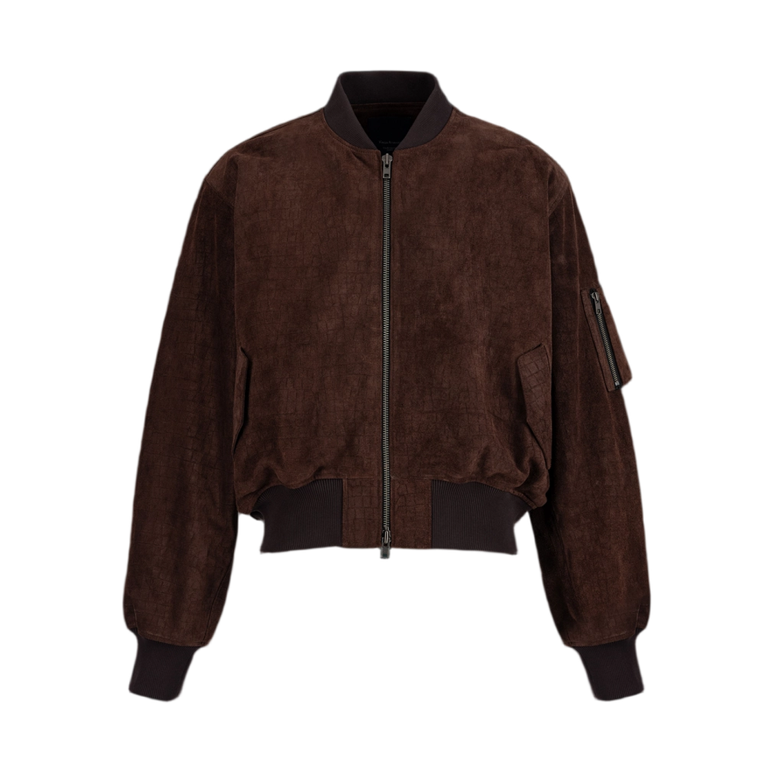 언더마이카 레드 엘리게이터 이펙트 매트 스웨이드 MA-1 매트 레드