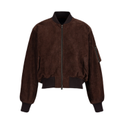 Undermycar Red Alligator Effect Matt Suede MA-1 Matt Red