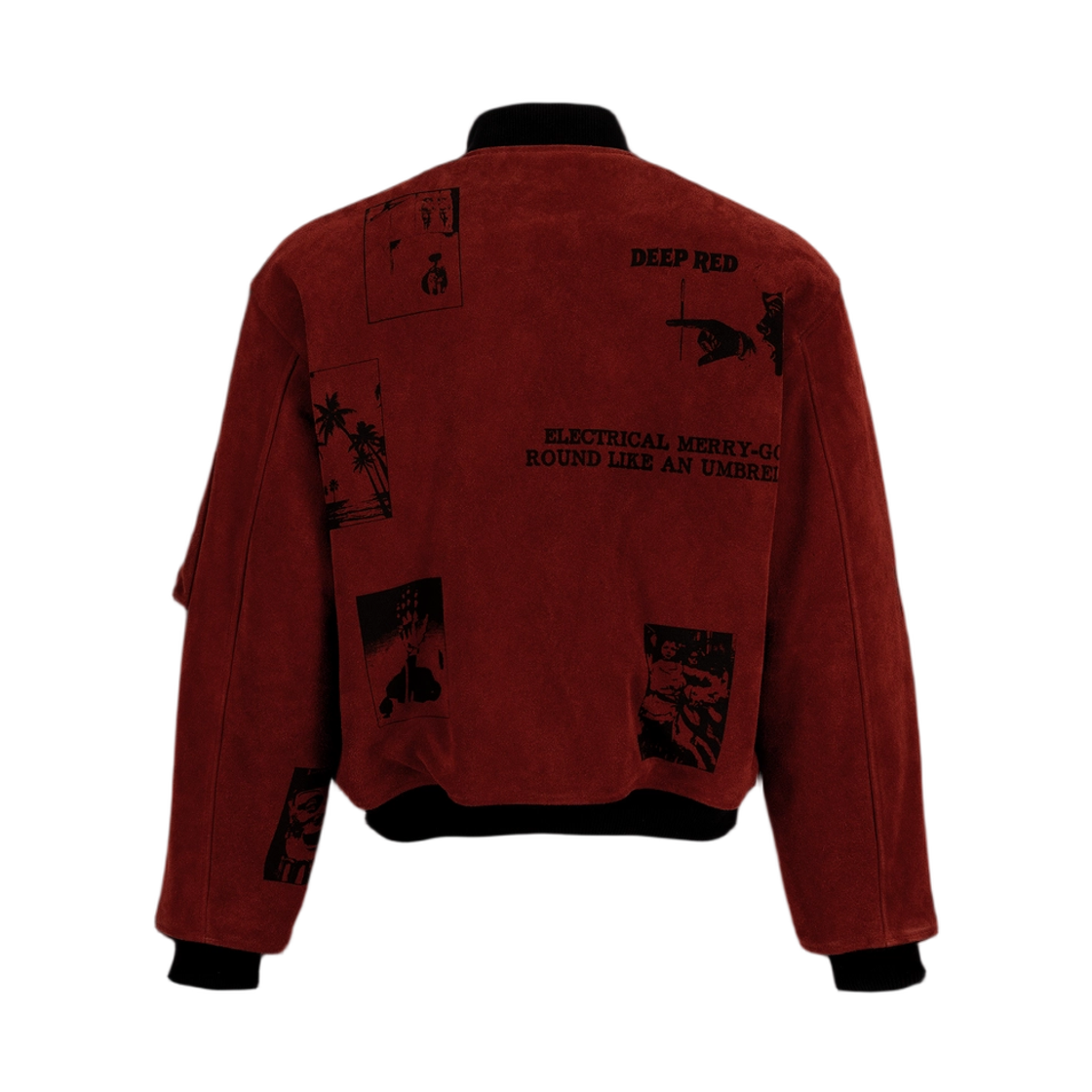 언더마이카 뉴스페이퍼 스웨이드 MA-1 레드(Undermycar Newspaper Suede MA-1 Red)