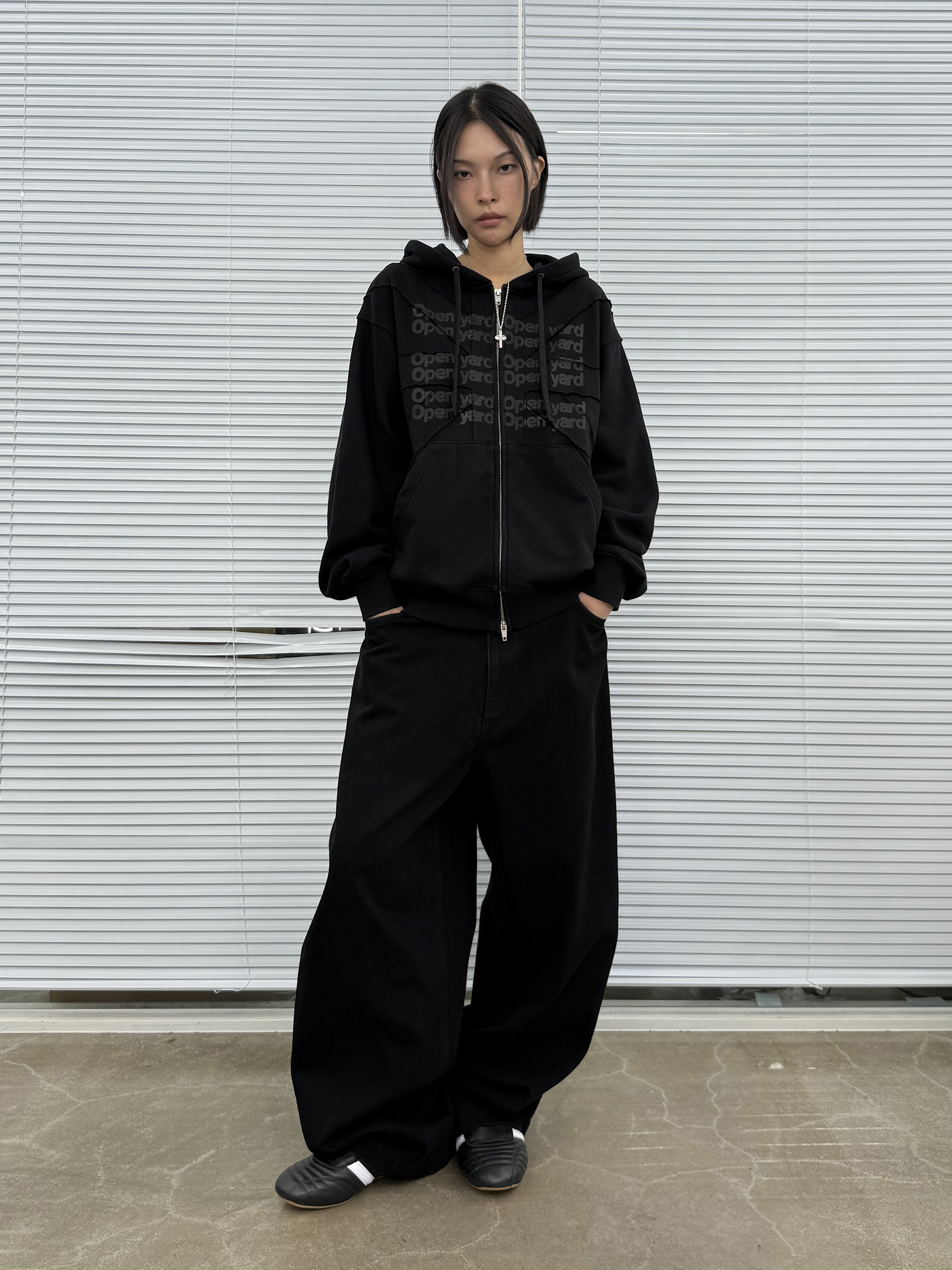 (W) Adidas Taekwondo Core Black Cloud White 착용 스타일