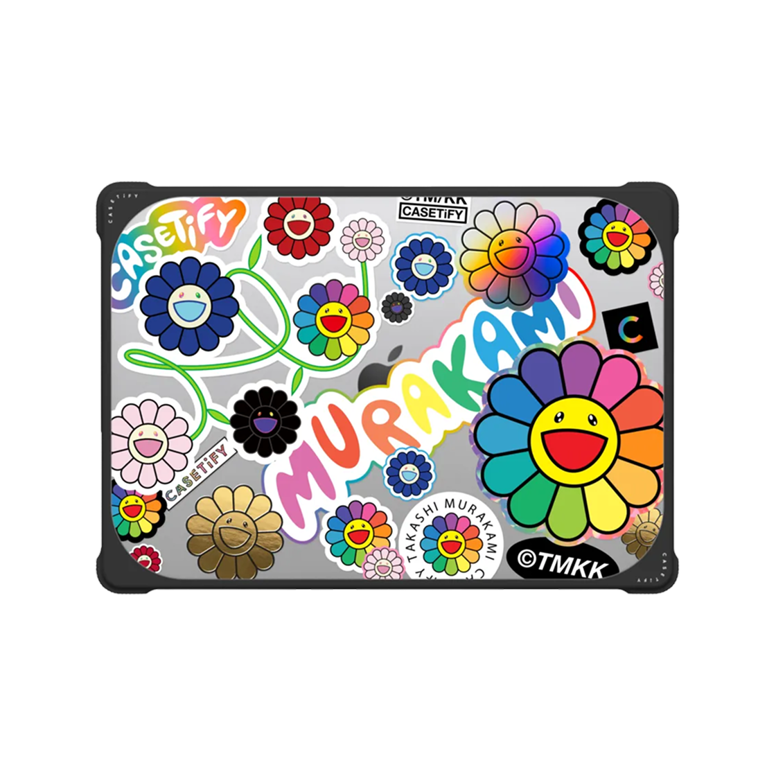 케이스티파이 x 무라카미 타카시 플라워 스티커 매니아 맥북 바운스 케이스(Casetify x Murakami Takashi Flowers Sticker Mania MacBook Bounce Case)