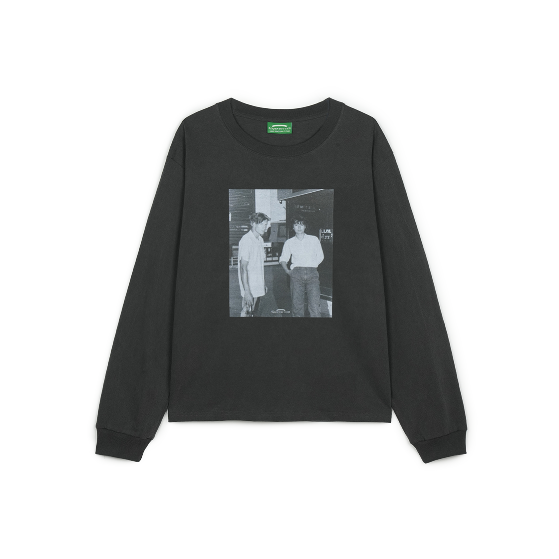 P0000BET Greenbutter Monochrome Pigment Tee Charcoal