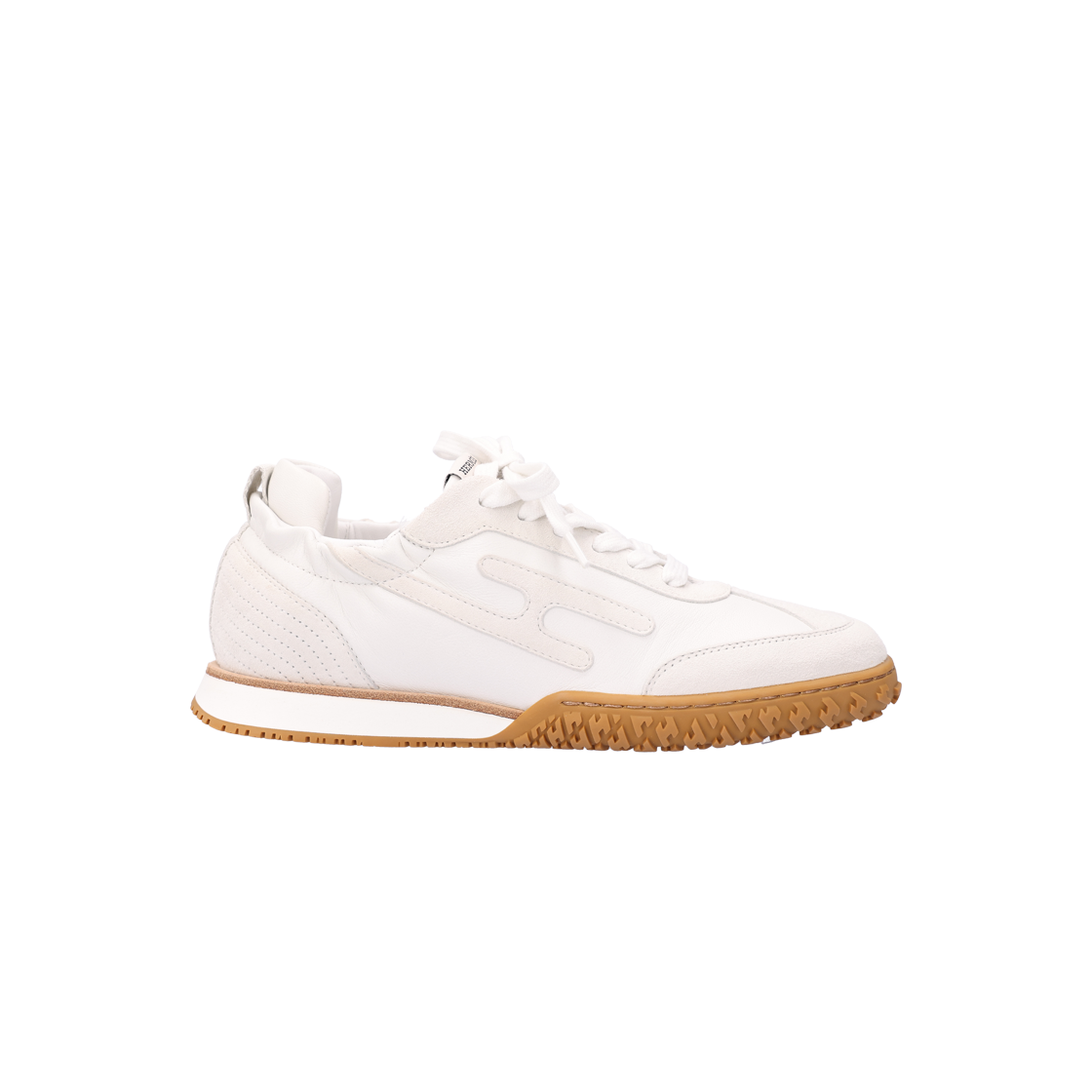 ITWJSHJ6S476 Hermes Jet Sneakers in White Napa Suede Goat Skin Size 35.5