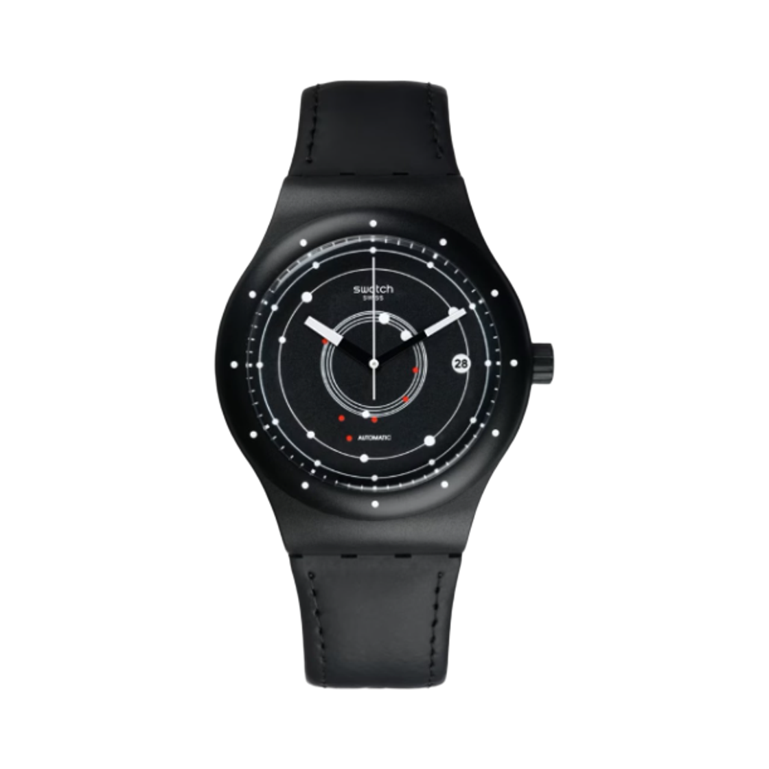 스와치 시스템 블랙 42mm 오토 블랙(Swatch Sistem Black 42mm Auto Black)