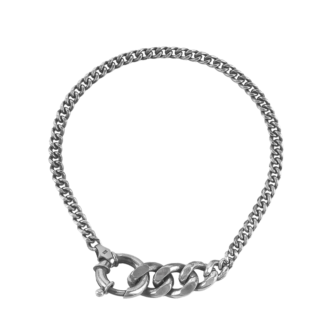 쿼르코어 #9303 실버92.5 브레이슬릿