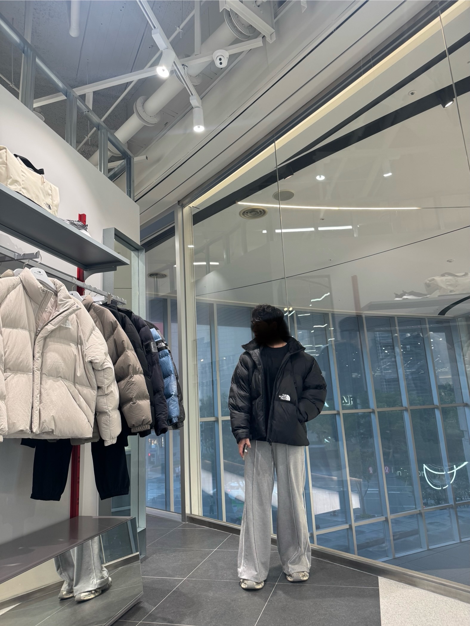 The North Face White Label Project Down Jacket RDS Black - 25FW, Balenciaga 3XL Sneakers Light Beige 착용 스타일 - 2