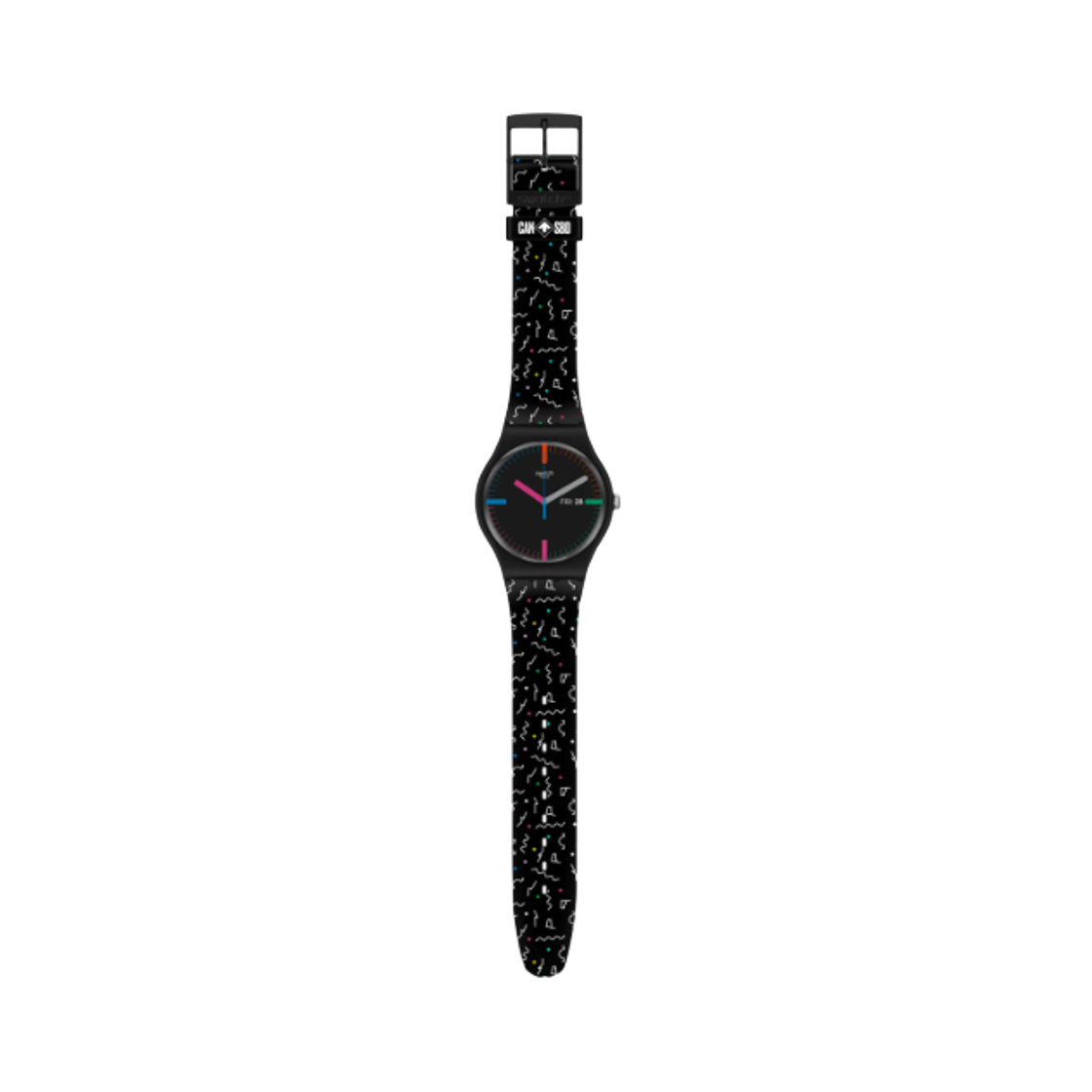 스와치 더 인덱스터 41mm 쿼츠 블랙(Swatch The Indexter 41mm Quartz Black) - 2