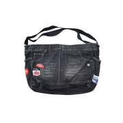 SPORT CHAMBER x Coca-Cola Denim Cross Bag Black