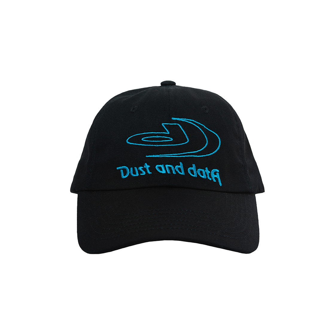 더스트앤데이터 코어 로고 베이스볼 캡 블랙(Dust and Data Core Logo Baseball Cap Black)