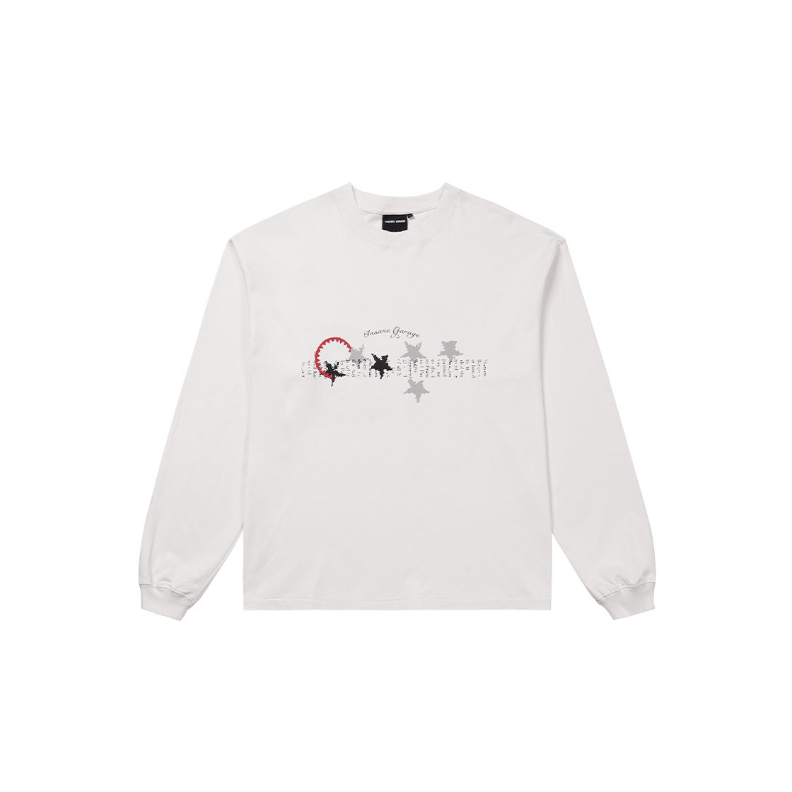 인세인개러지 인세인 스타 그래픽 롱 슬리브 - 아이보리