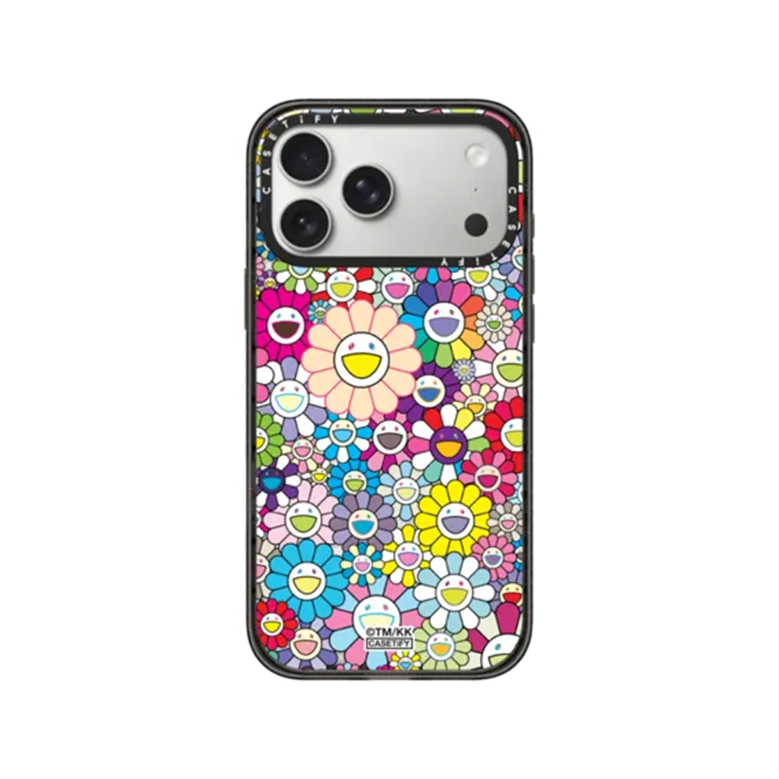 케이스티파이 x 무라카미 타카시 아이폰 플라워 블룸 레인보우 폰 맥세이프 임팩트 케이스