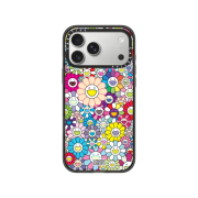 Casetify x Murakami Takashi iPhone Flowers Bloom Rainbow Phone Magsafe Impact Case