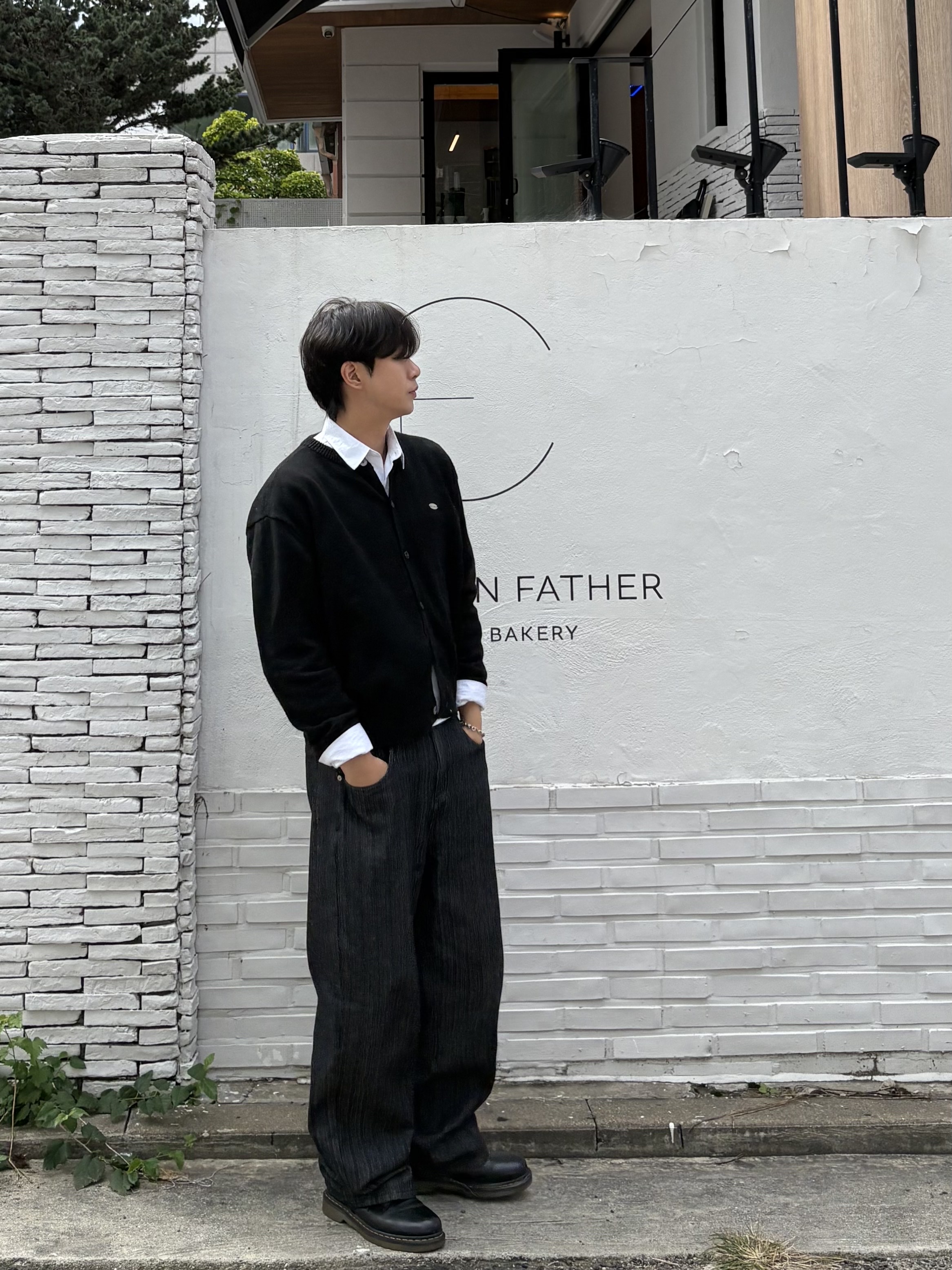 Dr. Martens 1461 Smooth Black, Dr. Martens 1460 Smooth Boots Black 착용 스타일 - 4
