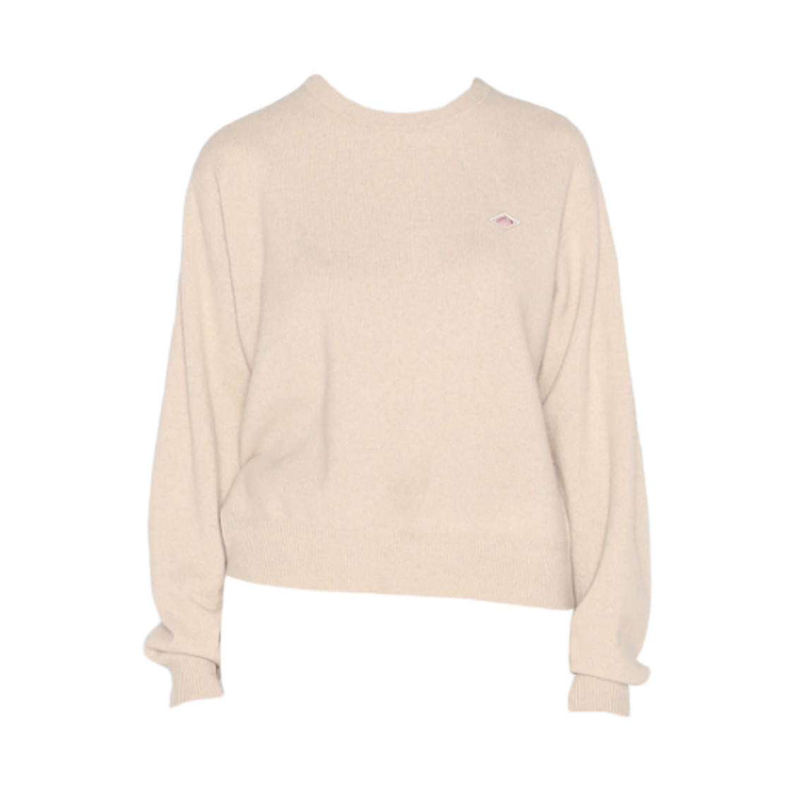 DT-0027 (W) Danton Lambswool Crewneck Knit Pullover Oatmeal