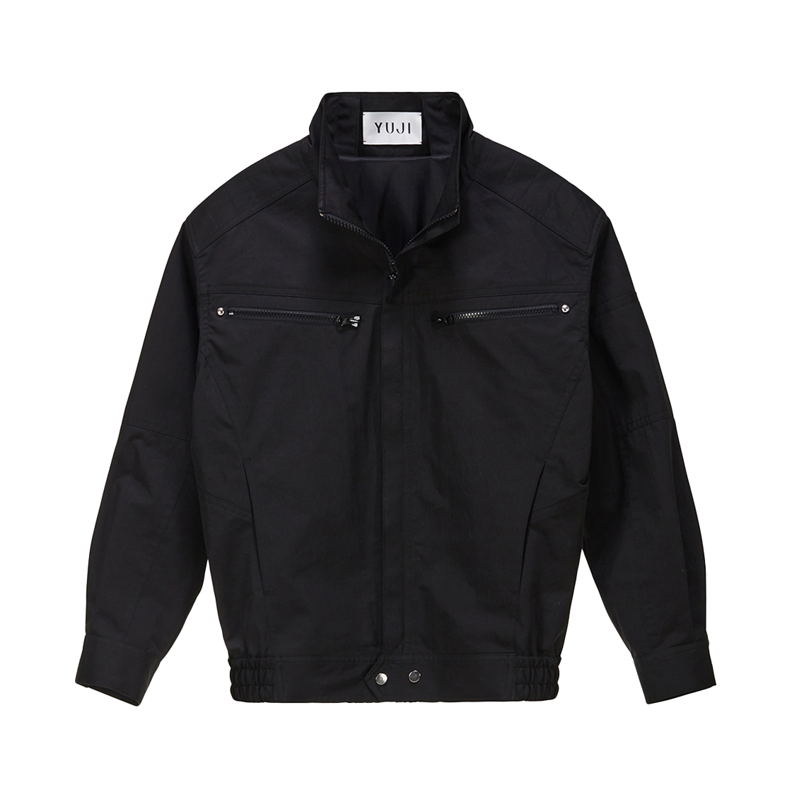 유지 시그니처 봄버 재킷 블랙(YUJI Signature Bomber Jacket Black)
