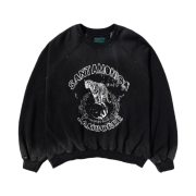 Undermycar Santa Monica Jamboree VTG Crewneck Washed Black