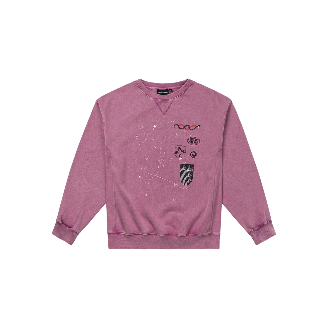 인세인개러지 인세인 페인티드 그래픽 스웻 셔츠 - 핑크(INSANE GARAGE Insane Painted Graphic Sweat Shirt_Pink)