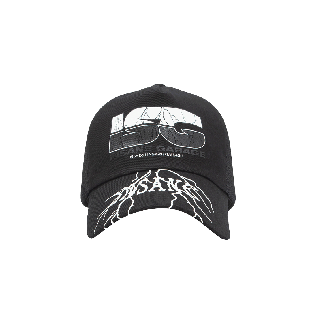 ์ธ์ธ์ธ๊ฐ๋ฌ์ง ์ธ์ธ์ธ ํธ๋ฌ์ปค ์บก - ๋ธ๋(INSANE GARAGE Insane Trucker Cap_Black)