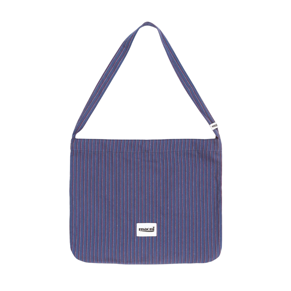 C255UBEC05BL0FR MACNI STRIPE ECO CROSS BAG BLUE