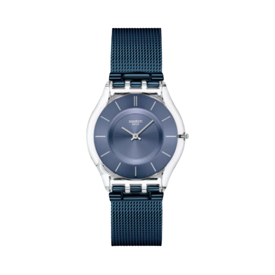 스와치 쿨 스카이즈 34mm 쿼츠 블루(Swatch Cool Skies 34mm Quartz Blue)