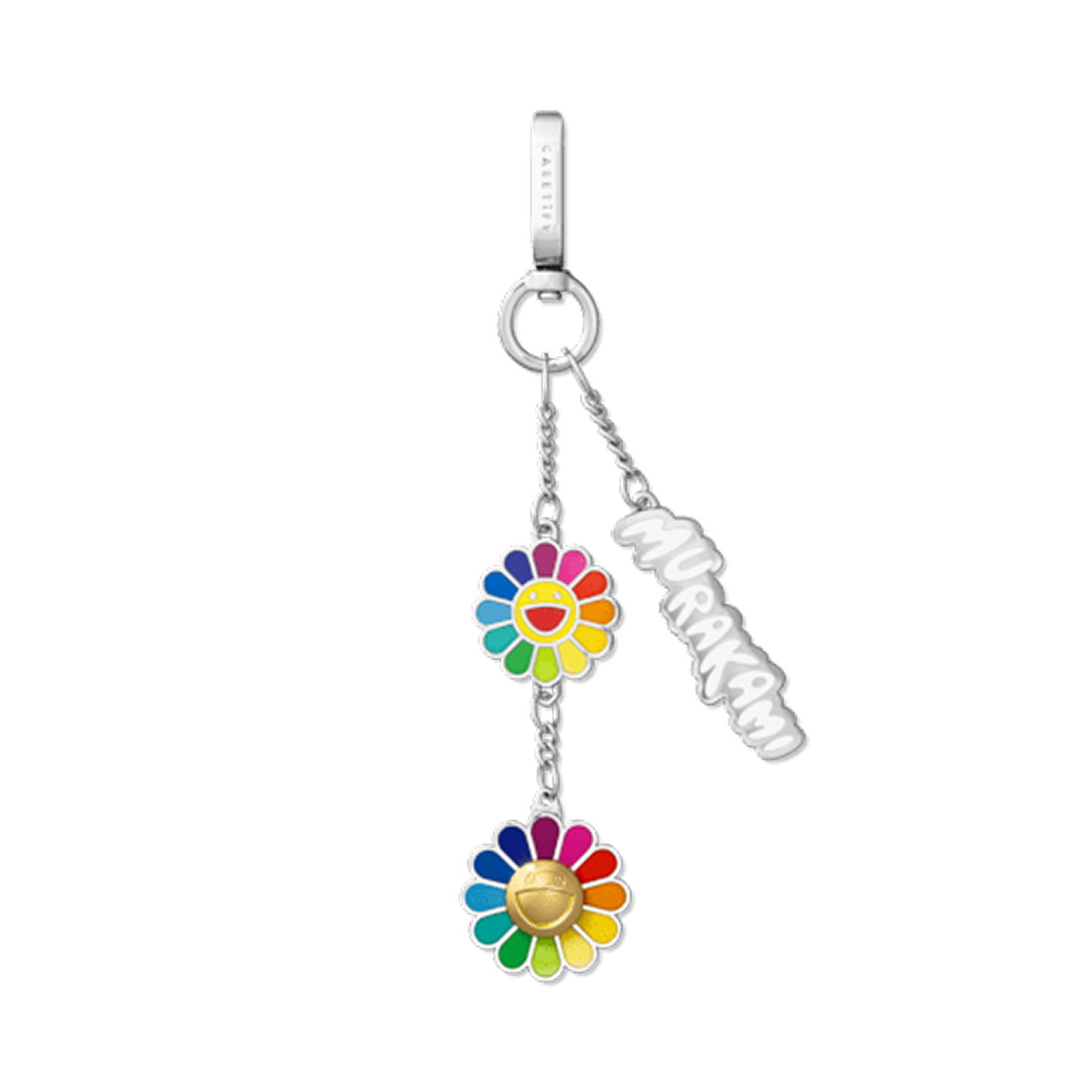 케이스티파이 x 무라카미 타카시 익스클루시브 플라워 참 키체인(Casetify x Murakami Takashi Exclusive Flowers Charm Keychain)