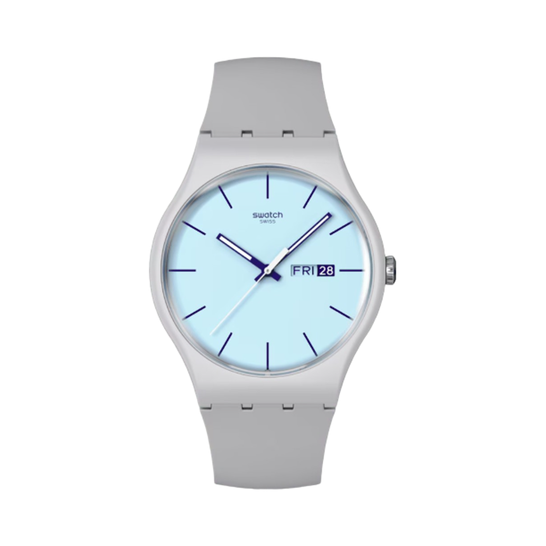 스와치 블루베리 스카이 41mm 쿼츠 그레이 블루(Swatch Blueberry Sky 41mm Quartz Grey Blue)