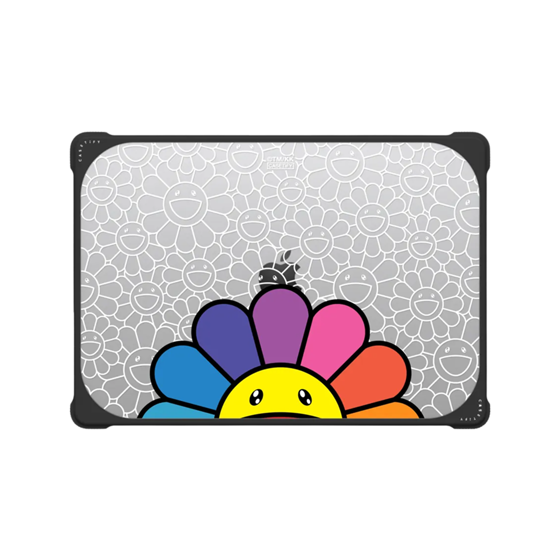 케이스티파이 x 무라카미 타카시 스마일 레인보우 맥북 바운스 케이스(Casetify x Murakami Takashi Smile Rainbow MacBook Bounce Case)