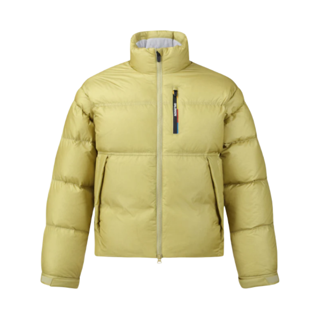 (W) 살로몬 컨투어 크롭 다운 자켓 라이트 리프((W) Salomon Contour Cropped Down Jacket Light Leaf)