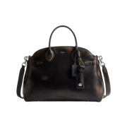 Coach Soft Empire Carryall Bag 40 in Loved Leather Silver Black Brown